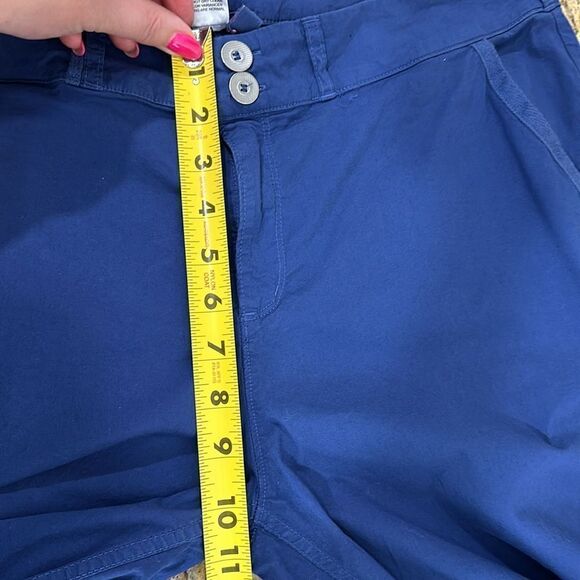Fresh Produce Blue Cotton Blend Straight Leg Capri Size XL - Picture 8 of 8